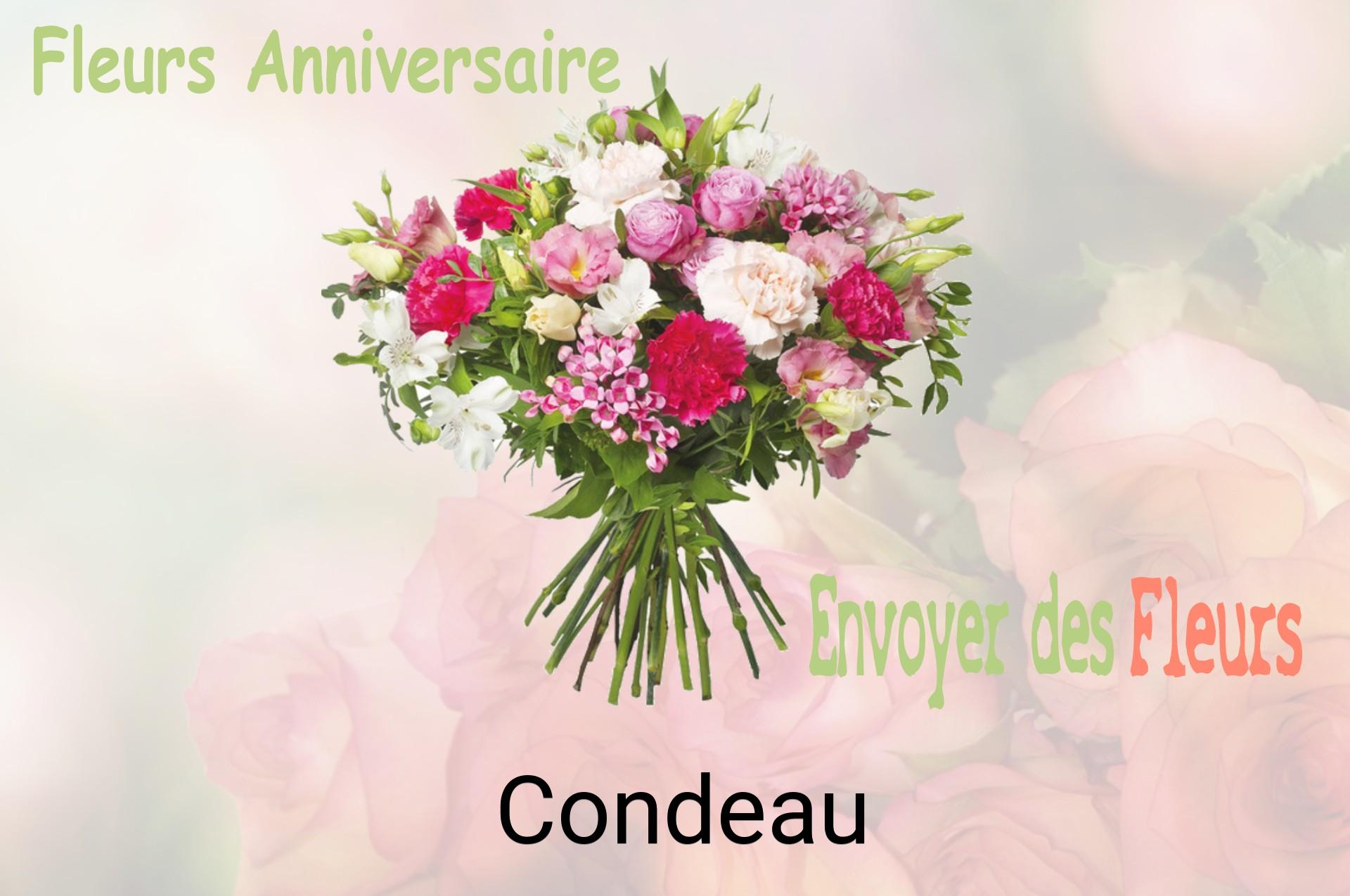 Bouquet de fleurs d’anniversaire livré à Condeau